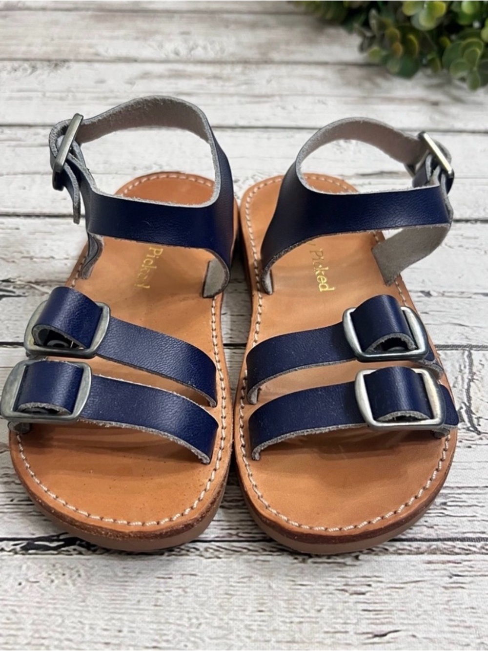 Freshly Picked Maritime Rockaway Buckle Sandals